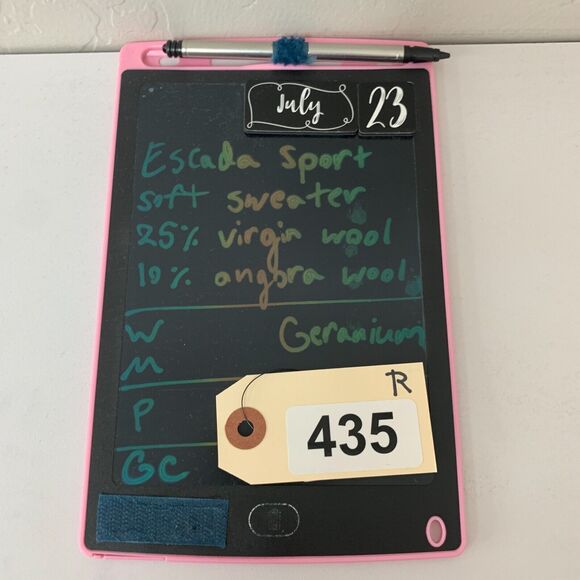 Escada Sport Sweater Women M Medium Geranium Crew Neck Knit Viscose Wool Blend - Picture 11 of 12